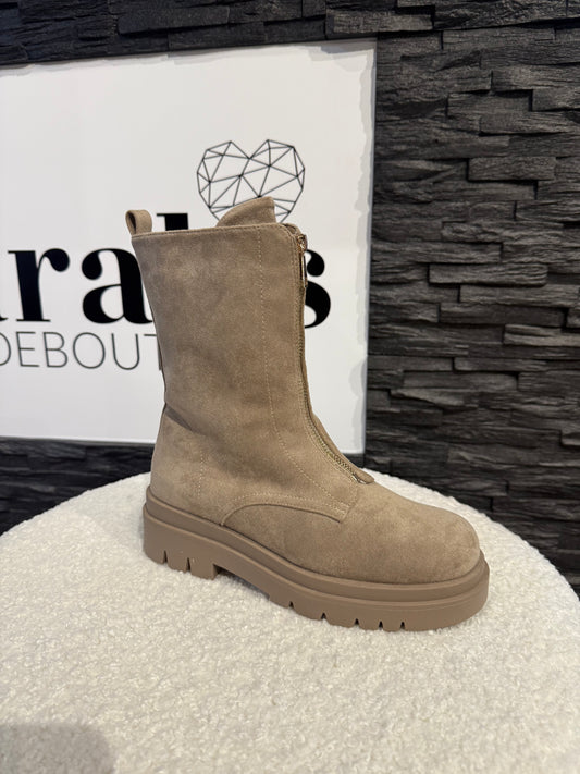 Boots -7777- taupe