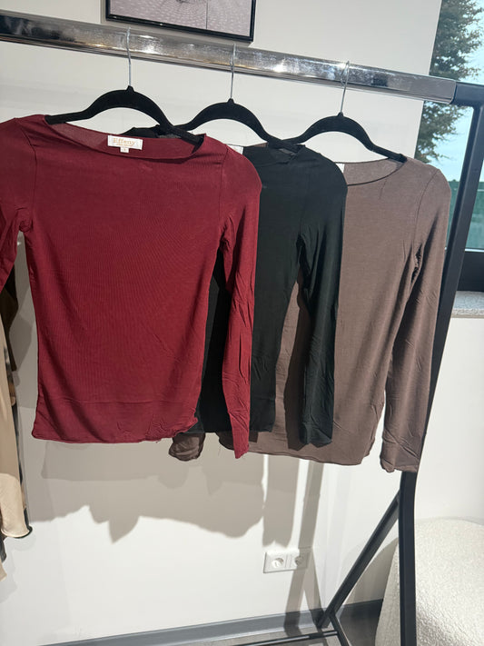 Basic Shirt -1790- bordeaux