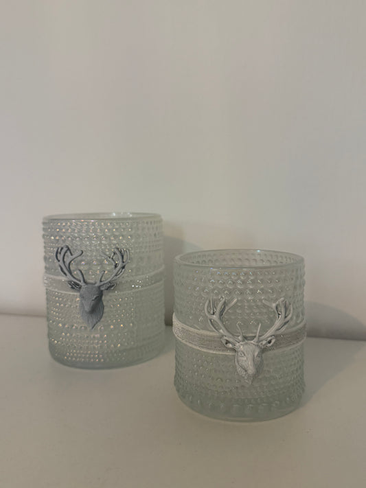 Windlicht -WA006- Rentier klein