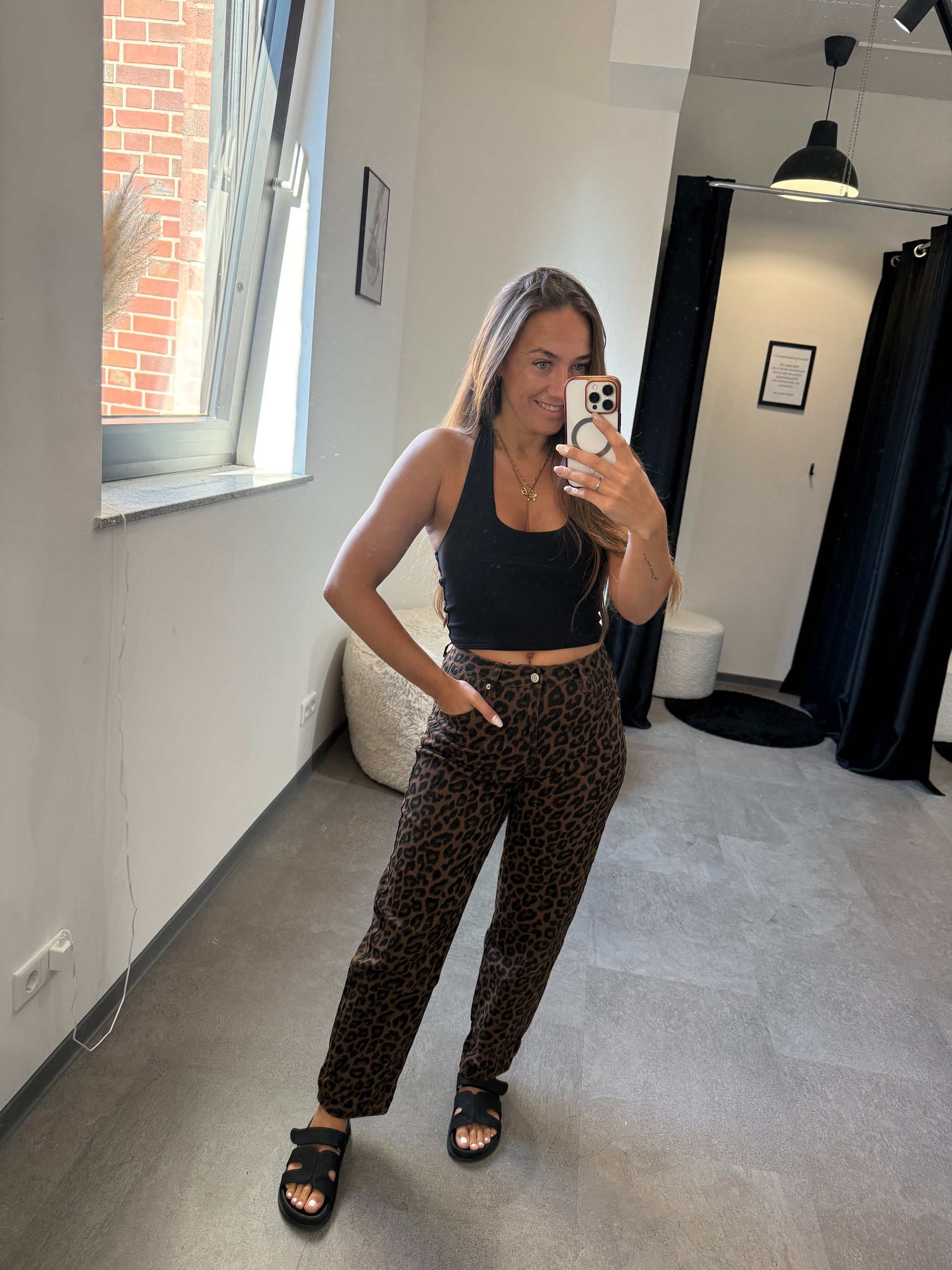 MOM JEANS LEO SCHOKO -6007- - Sarahs Modeboutique
