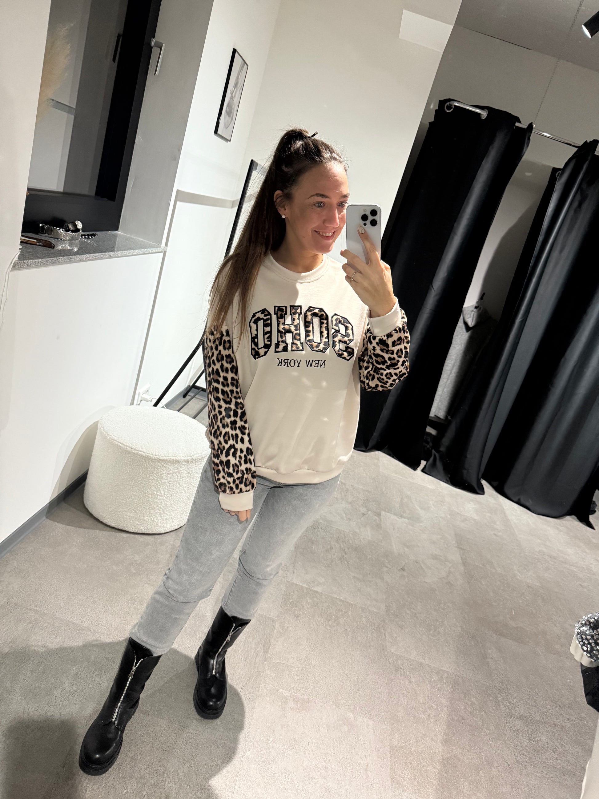 Soho Pullover Leo -8818- beige - Sarahs Modeboutique